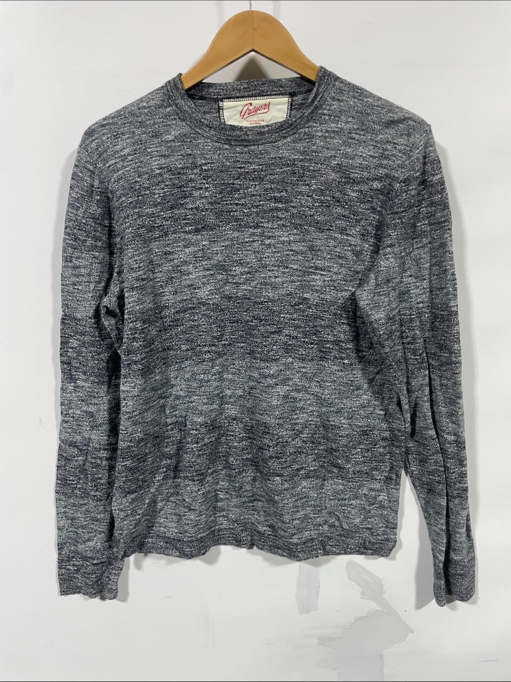 Grayers Gray Marled Crewneck Sweater